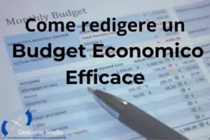 Budget economico come crearlo